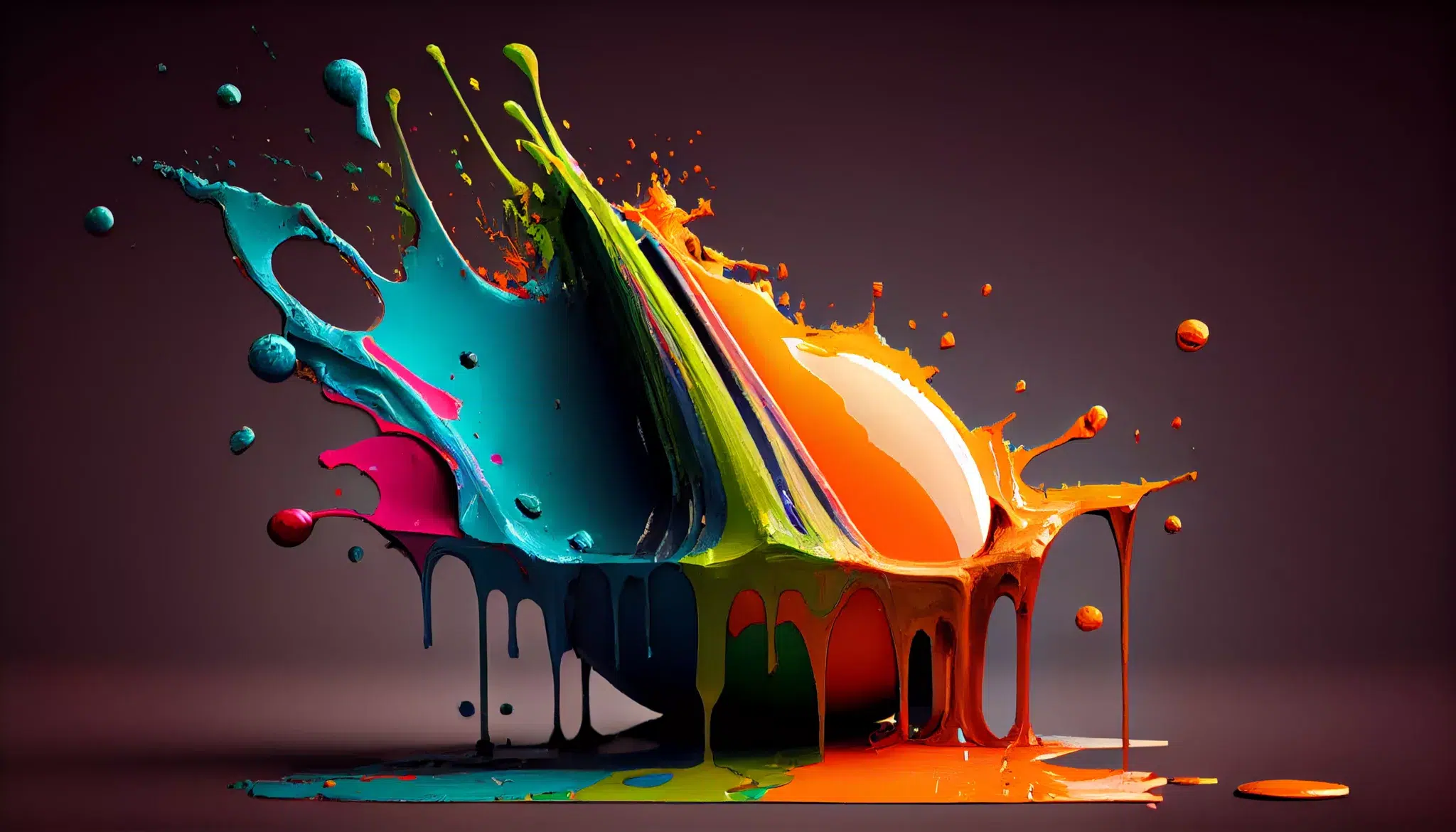 Abstract background, paint illustration ink backdrop drop creativity generated by artificial intelligence